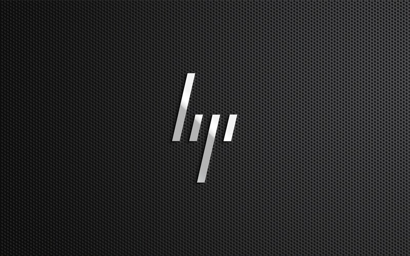 HP Logo on Mesh Surface
