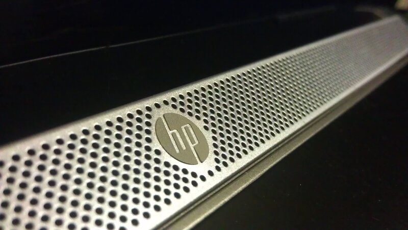 HP Logo on Speaker Grille