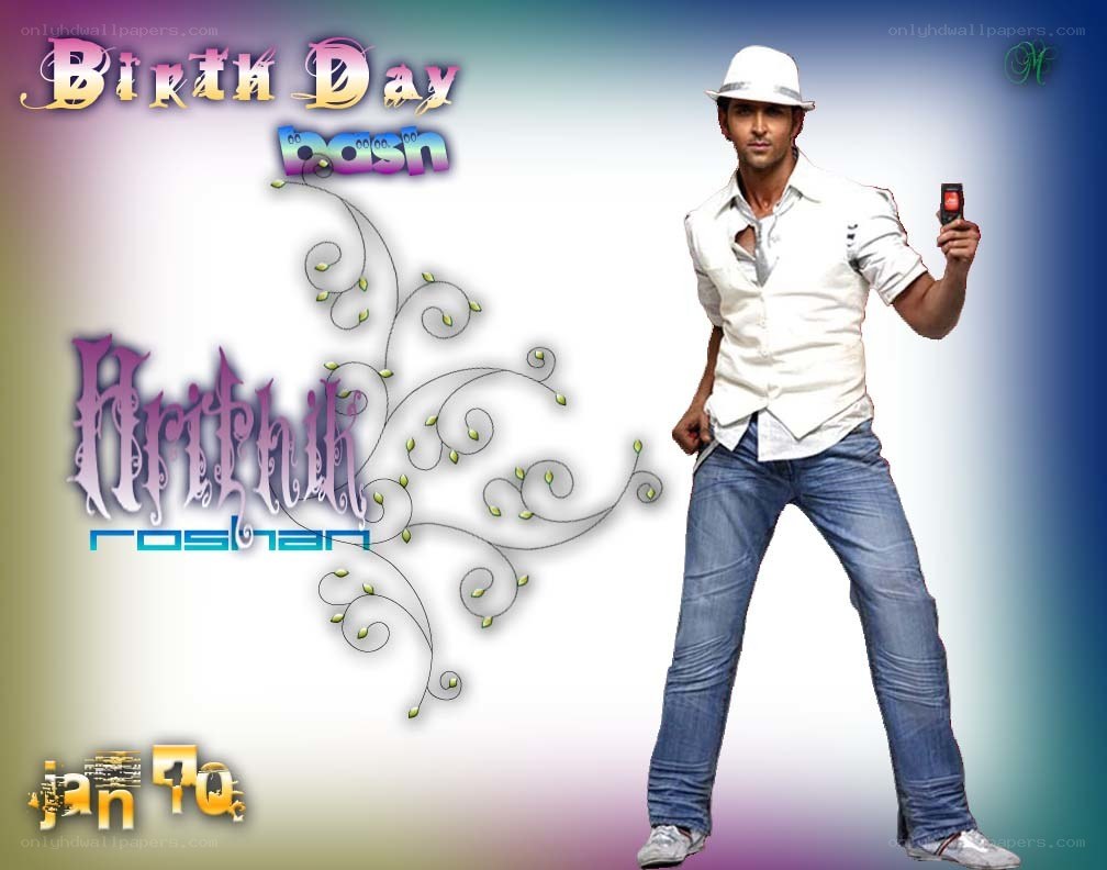 Hrithik Roshan birthday wallpaper