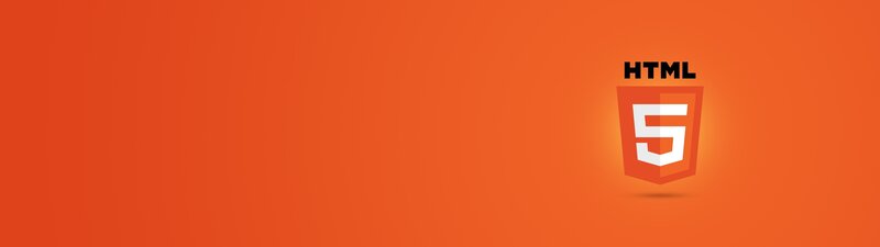 HTML5 logo on orange