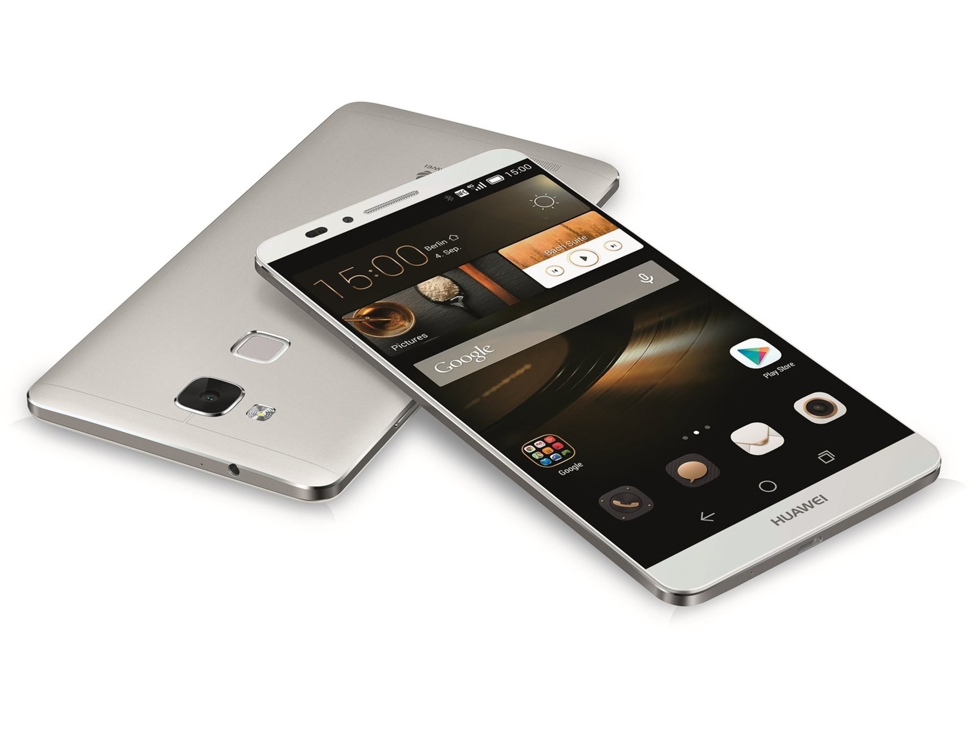 Huawei smartphone with dual cameras