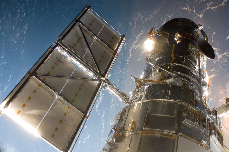 Hubble Space Telescope — Blue, Dramatic