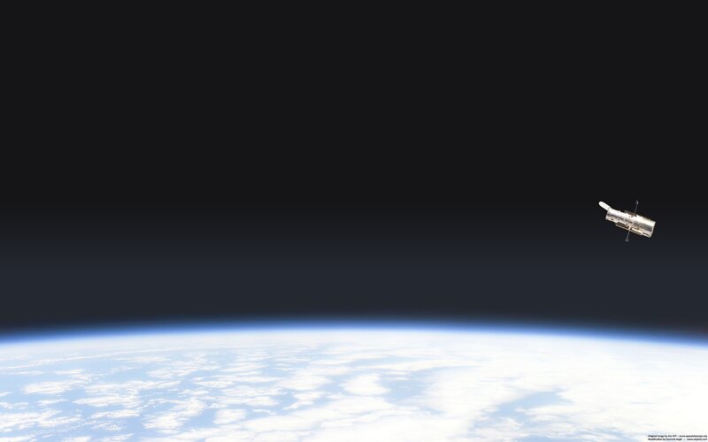 Hubble Space Telescope — Blue, Serene, Photograph, Earth