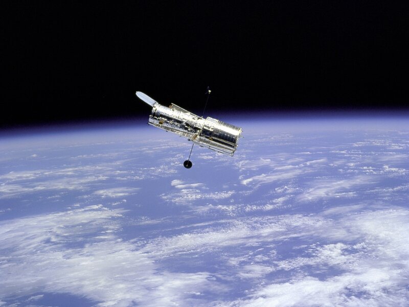 Hubble Space Telescope — Blue, Serene