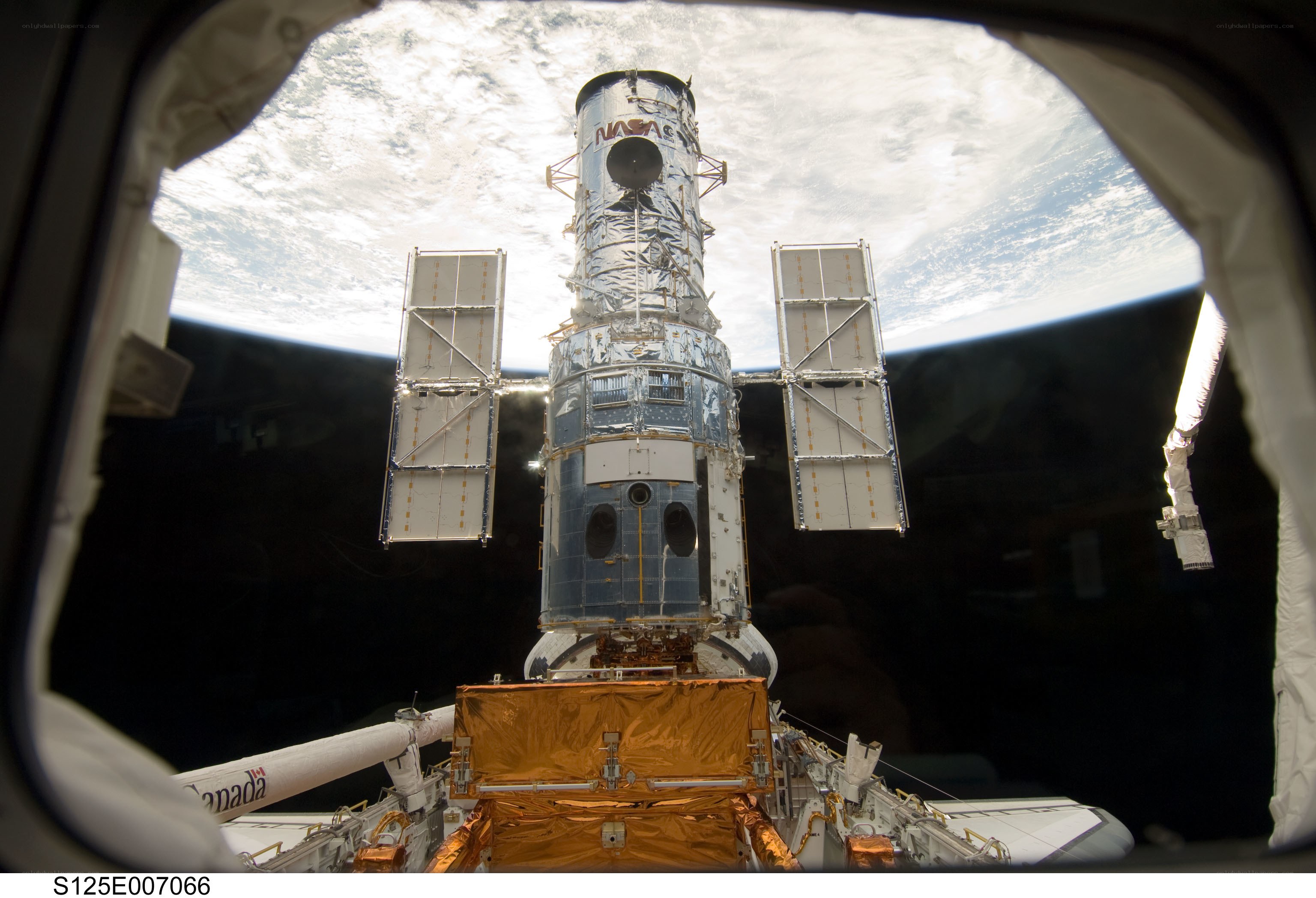 Hubble Space Telescope in orbit