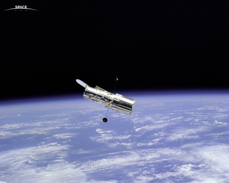 Hubble Space Telescope in orbit