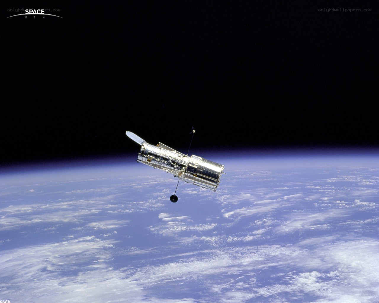 Hubble Space Telescope in orbit