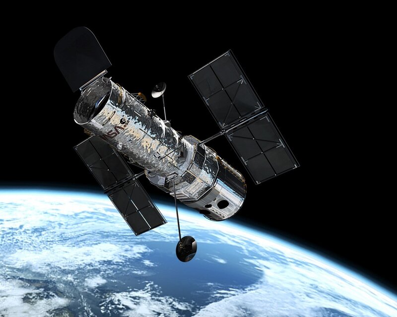 Hubble Space Telescope in orbit