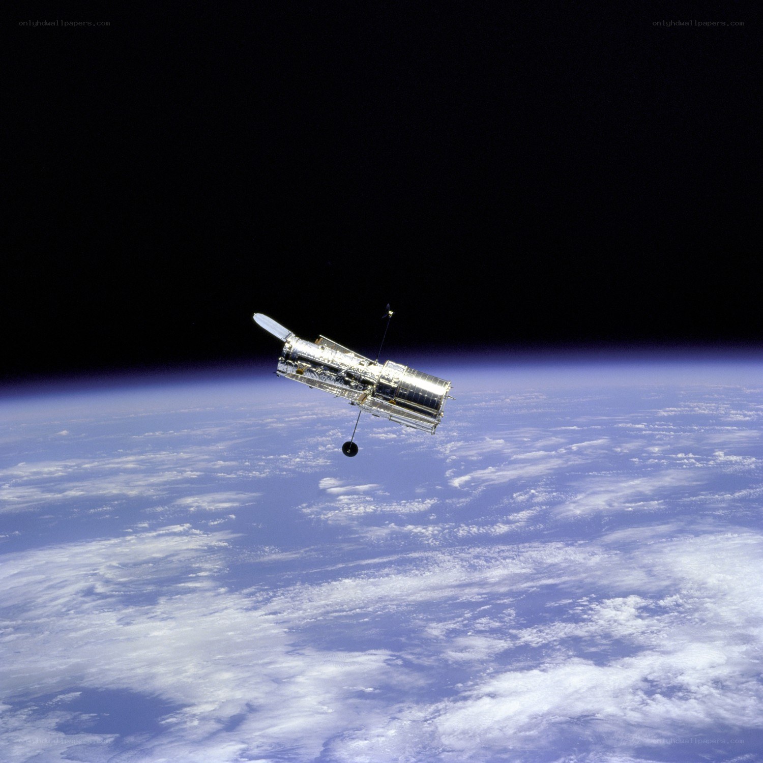 Hubble Space Telescope in orbit