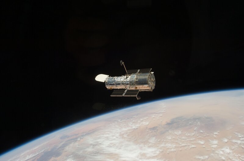 Hubble Space Telescope in orbit