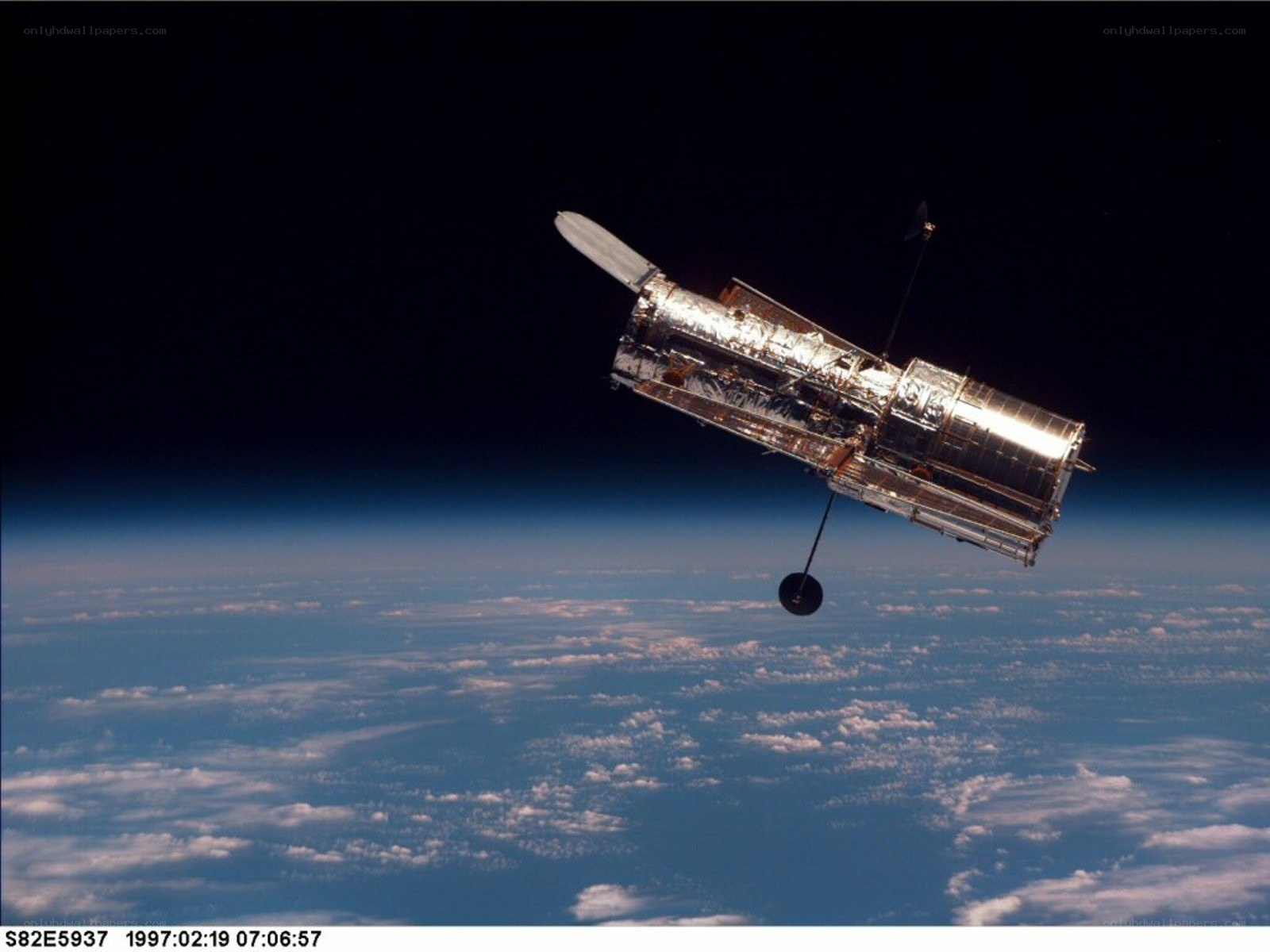 Hubble Space Telescope in orbit