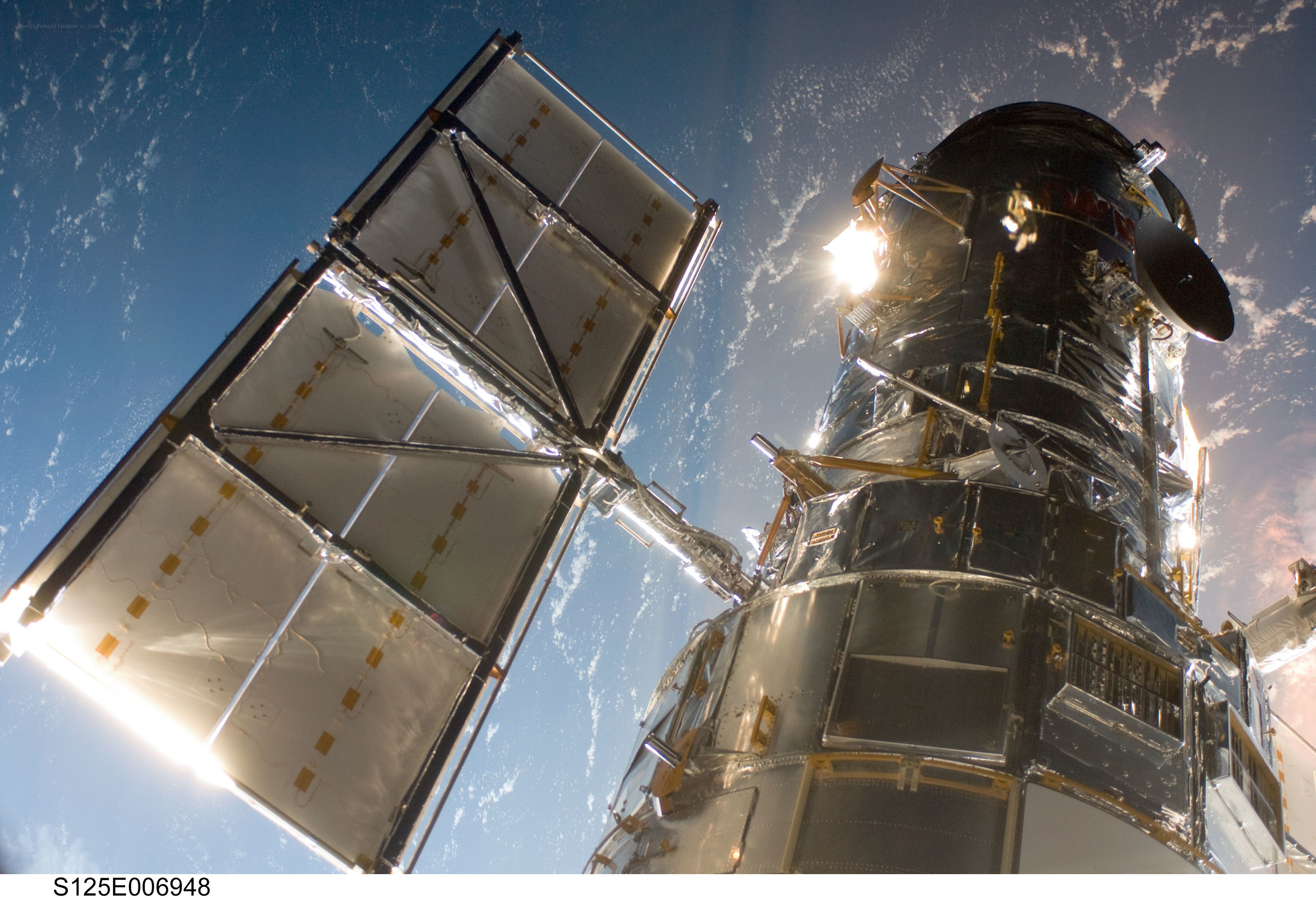 Hubble Space Telescope in orbit