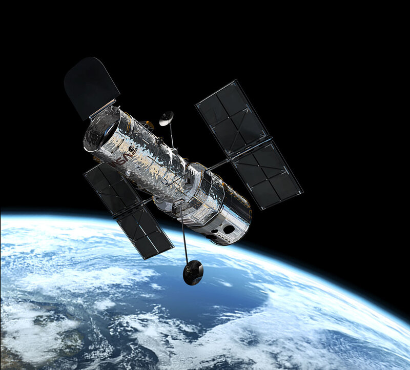 Hubble Space Telescope in orbit