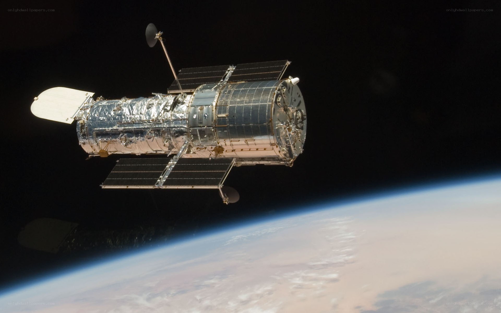 Hubble Space Telescope in orbit