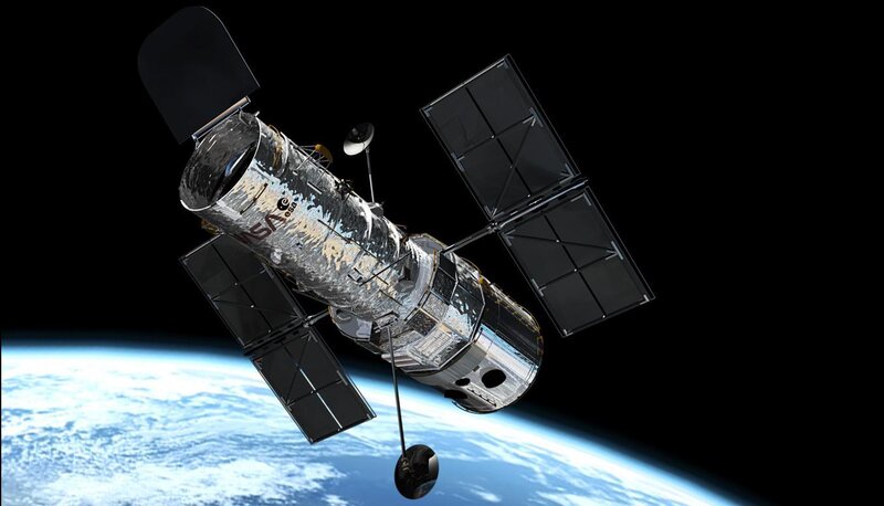 Hubble Space Telescope in orbit