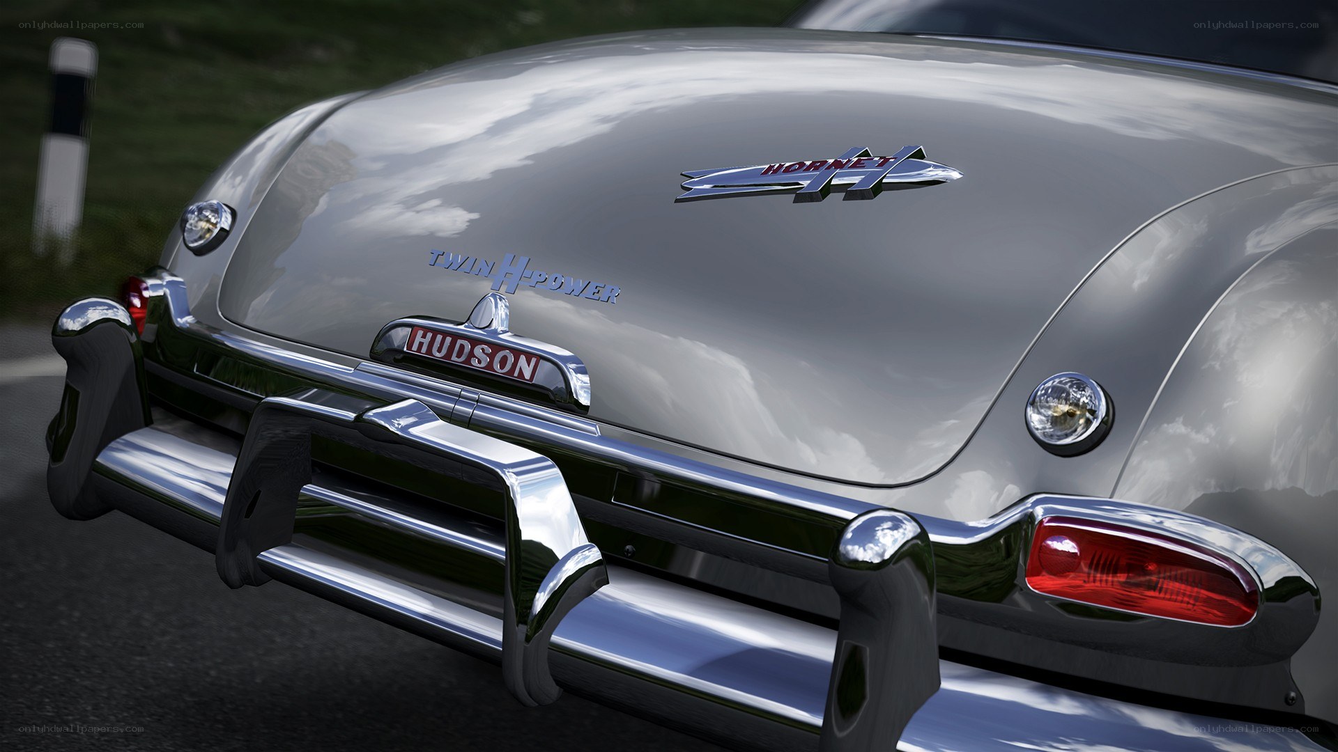 Hudson Hornet rear view