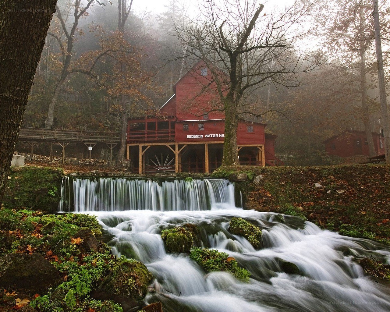 Hudson Water Mill in autumn