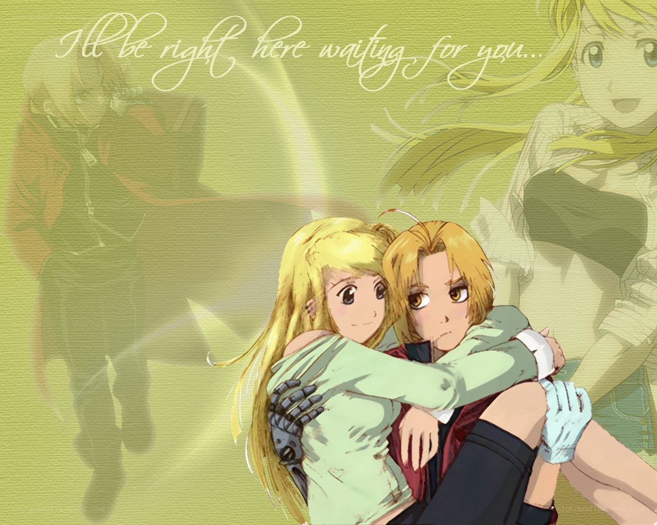 hug between two characters