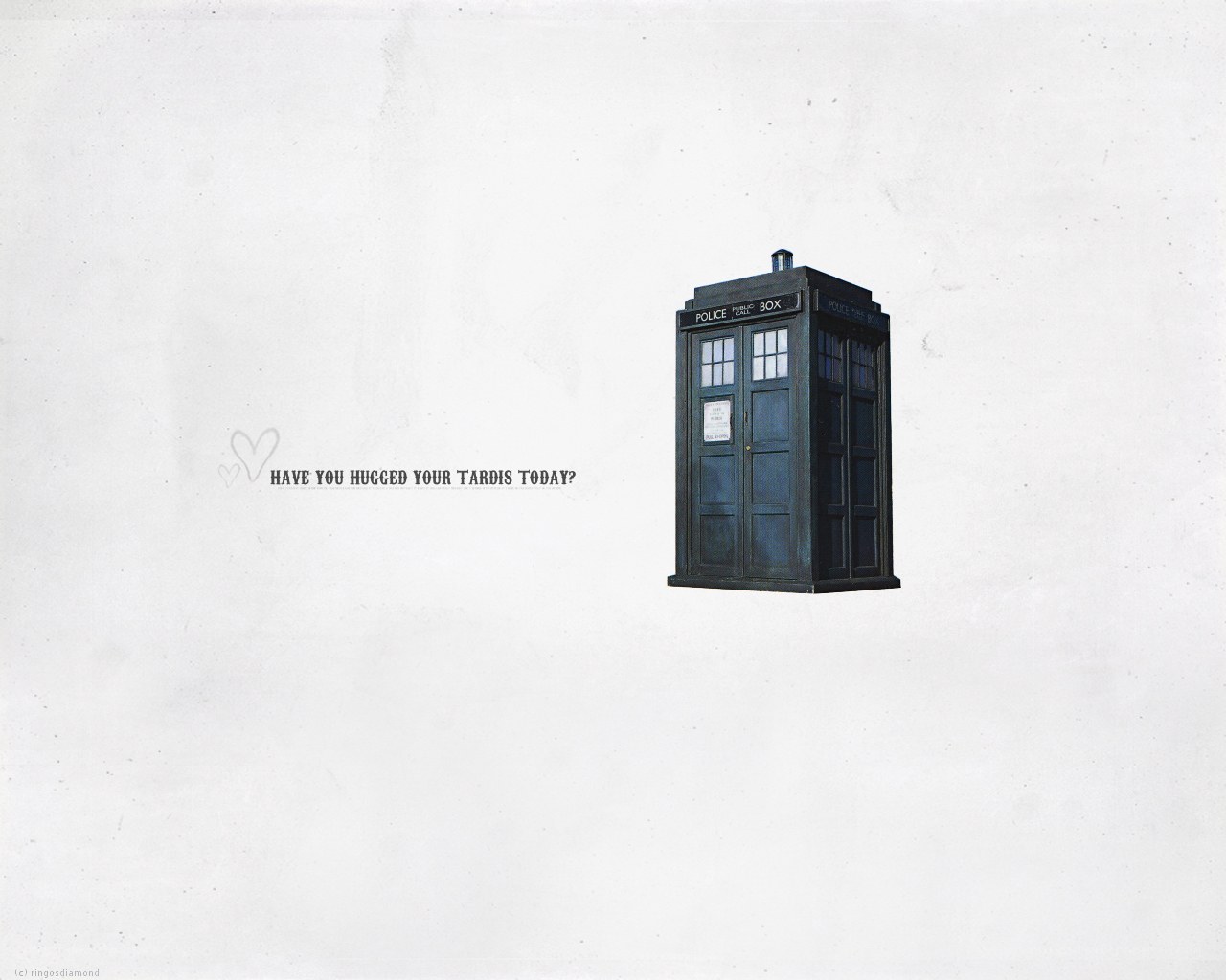 Hugged Your TARDIS Today?