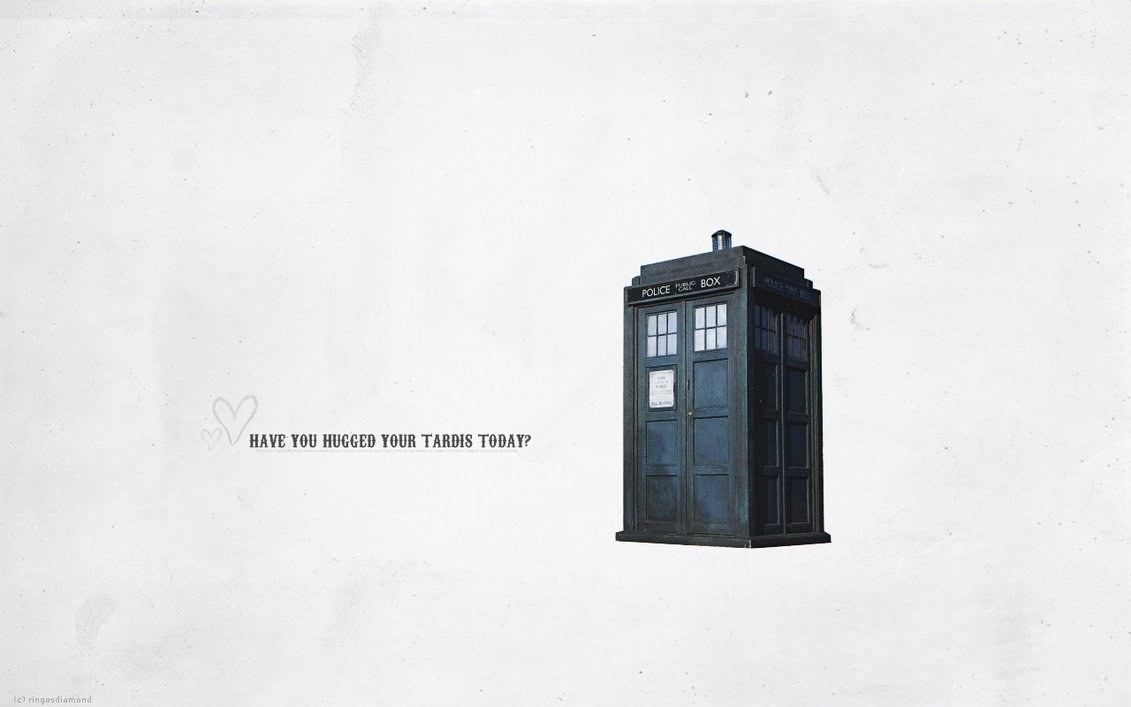 Hugged Your TARDIS Today?