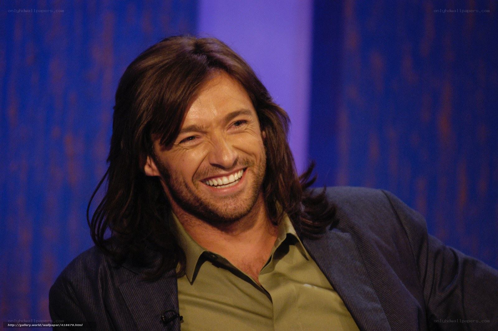 Hugh Jackman smiling on stage
