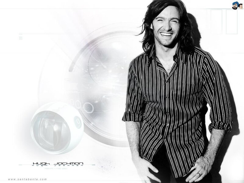 Hugh Jackman smiling portrait