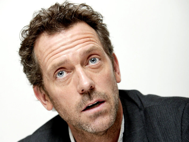 Hugh Laurie in a suit