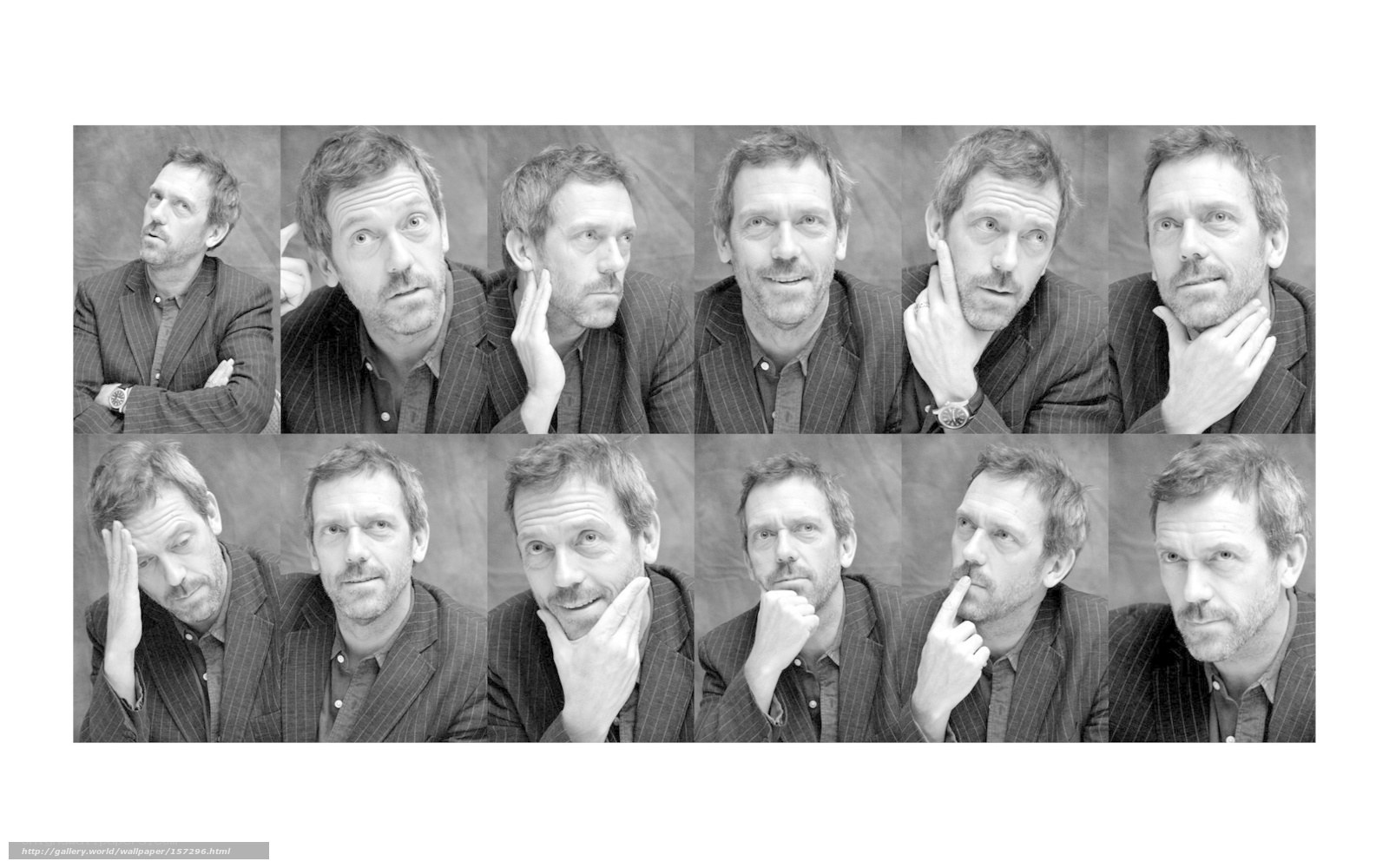 Hugh Laurie portrait series