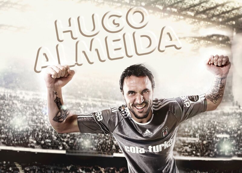 Hugo Almeida celebrates