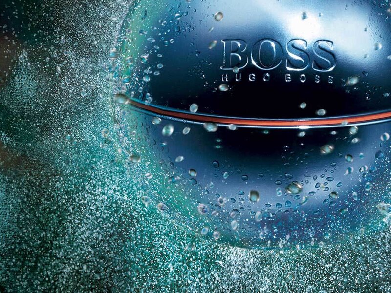 Hugo Boss fragrance bottle