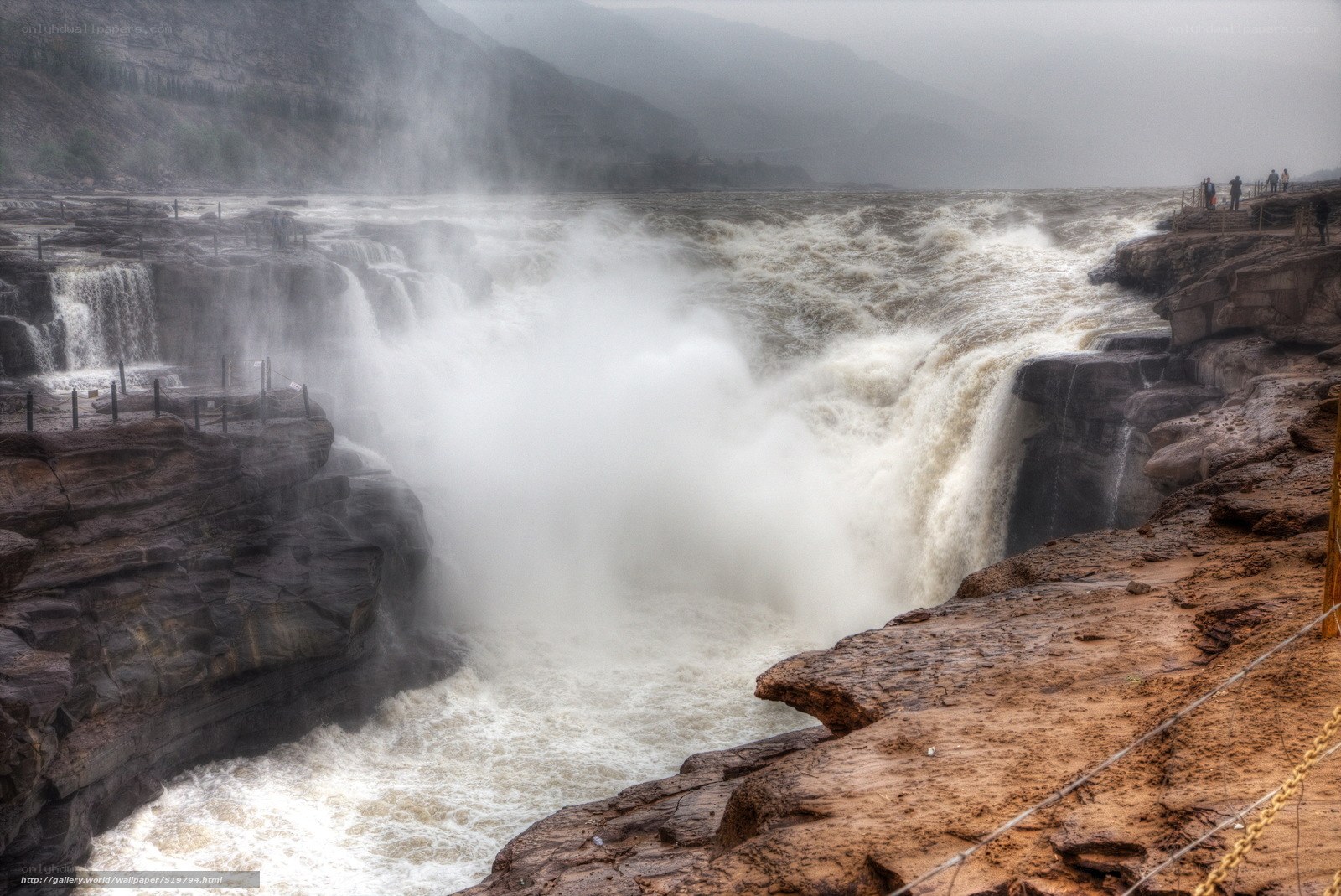 Hukou Waterfall in China