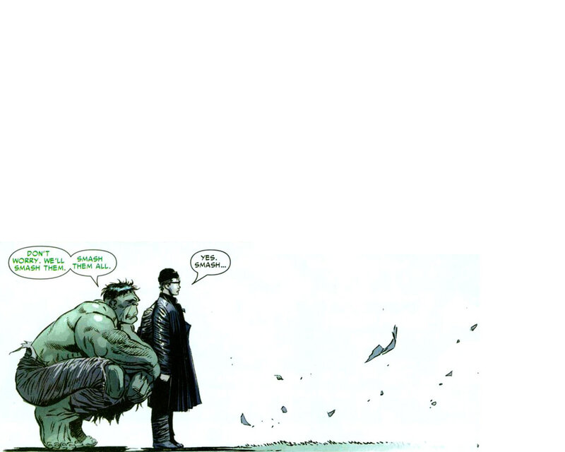 Hulk and a Man