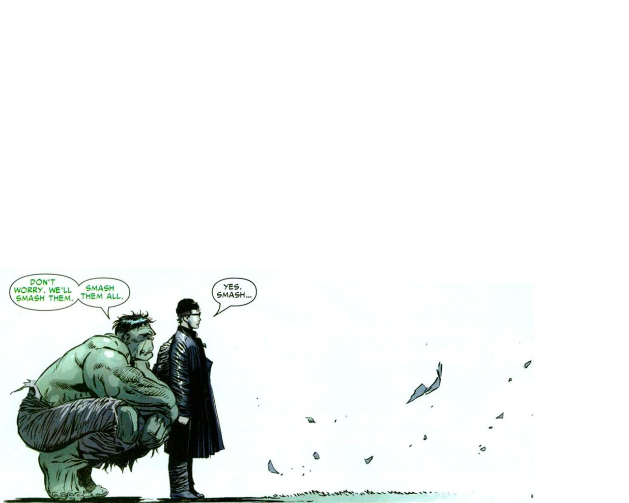 Hulk and Bruce Banner