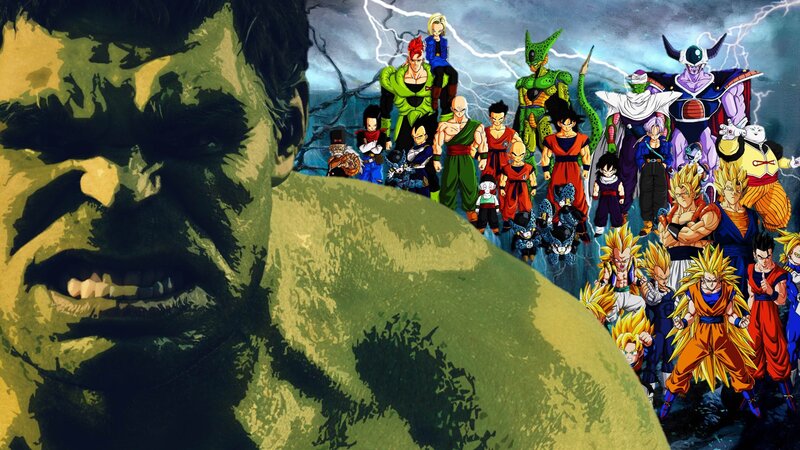 Hulk and Dragon Ball Characters