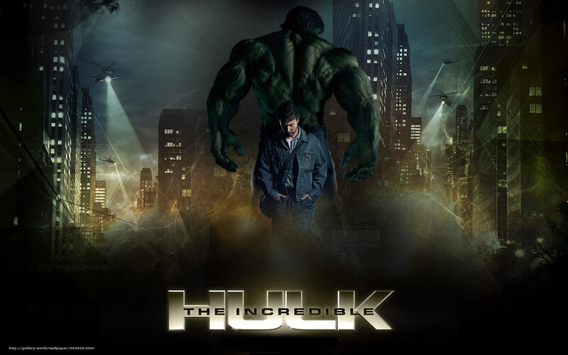 Hulk and Man in City — Green