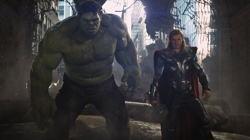 Hulk and Thor Standing