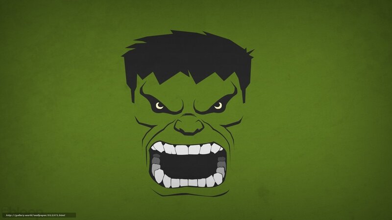 Hulk angry face