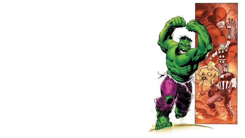 Hulk Breaking Through Wall — Green, Dramatic, Comic, Captain America