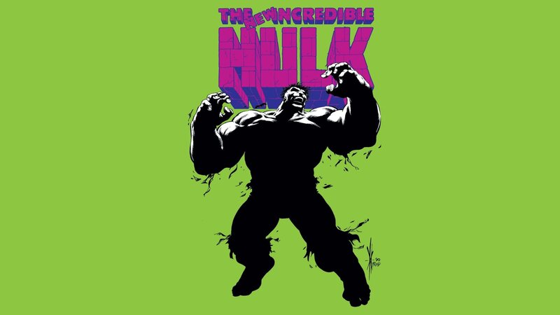 Hulk Breaking Through Wall — Green, Dramatic