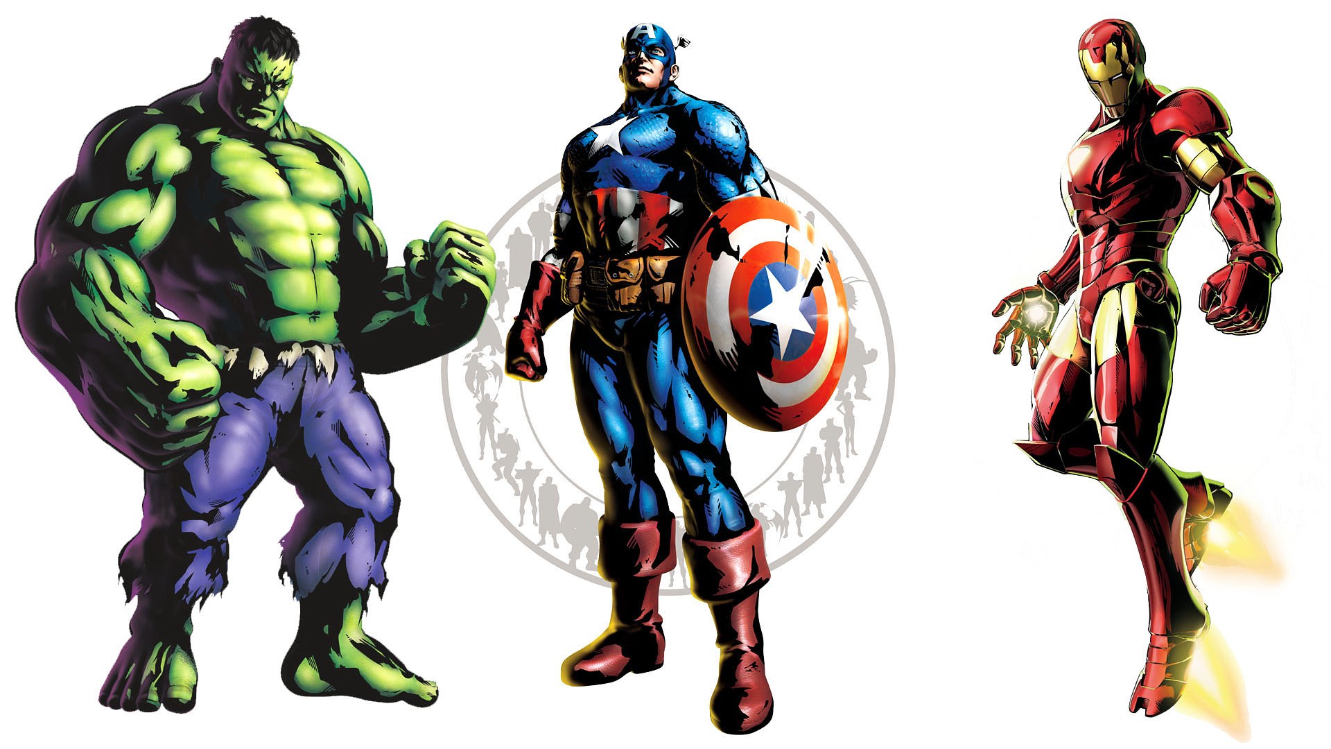 Hulk Captain America Iron Man
