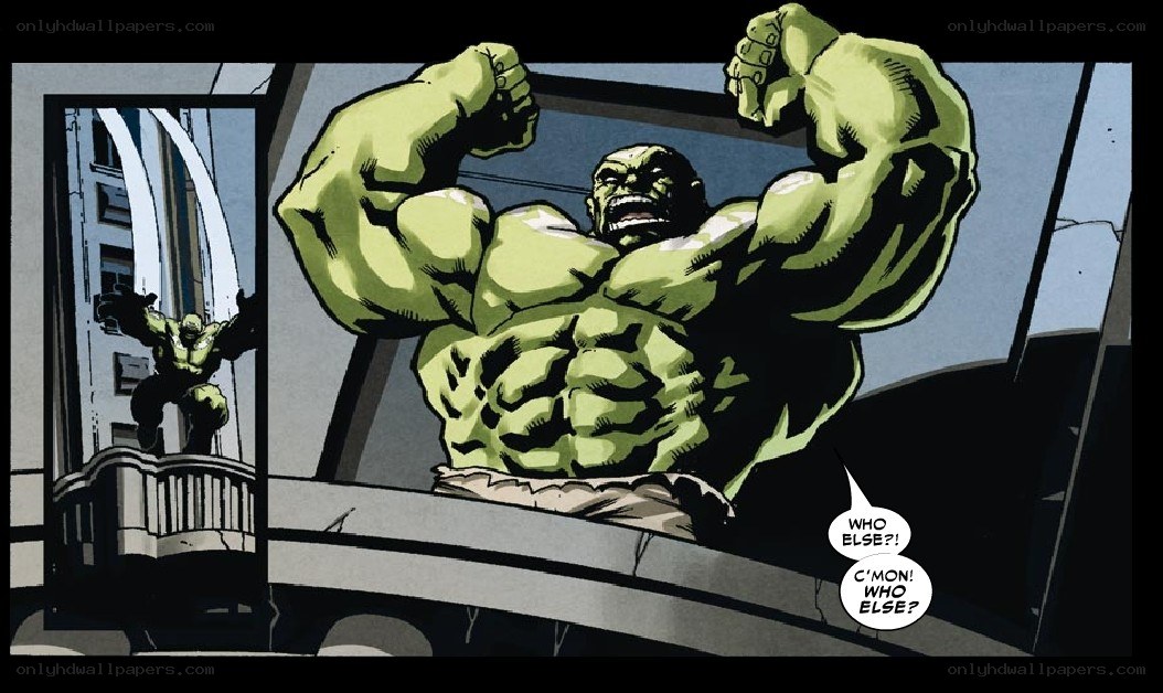 Hulk challenges others