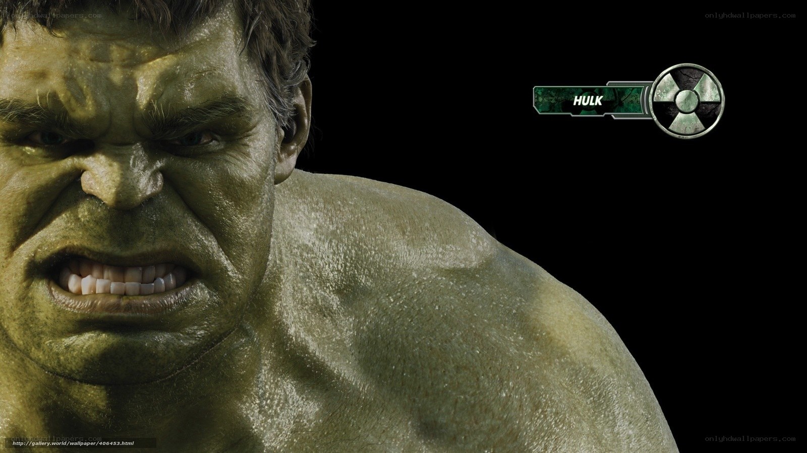 Hulk character close-up