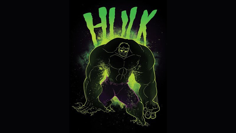 Hulk Character — Green, Dramatic