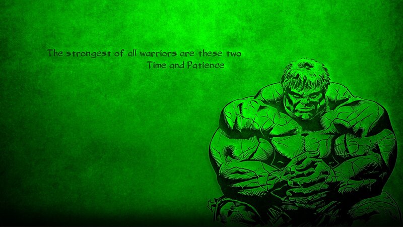 Hulk Character Illustration — Green