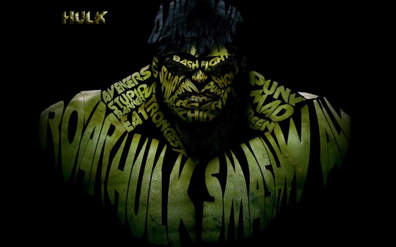 Hulk Character Portrait — Green