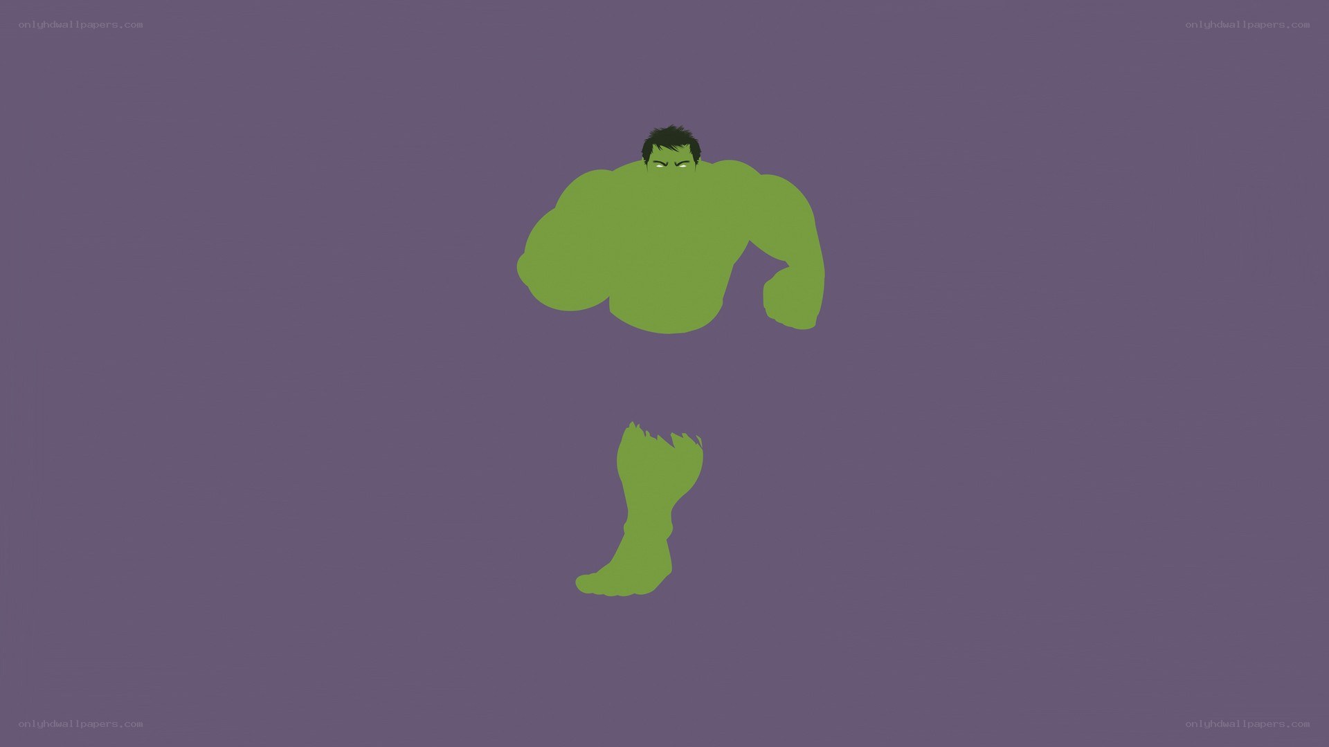 Hulk character silhouette