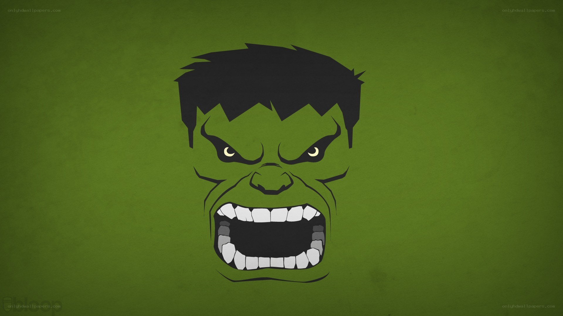 Hulk face illustration