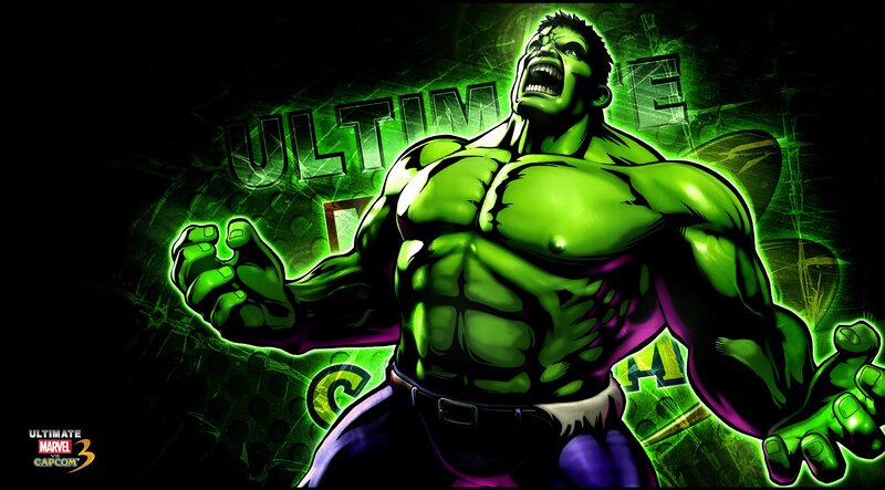 Hulk from Ultimate Marvel vs. Capcom 3