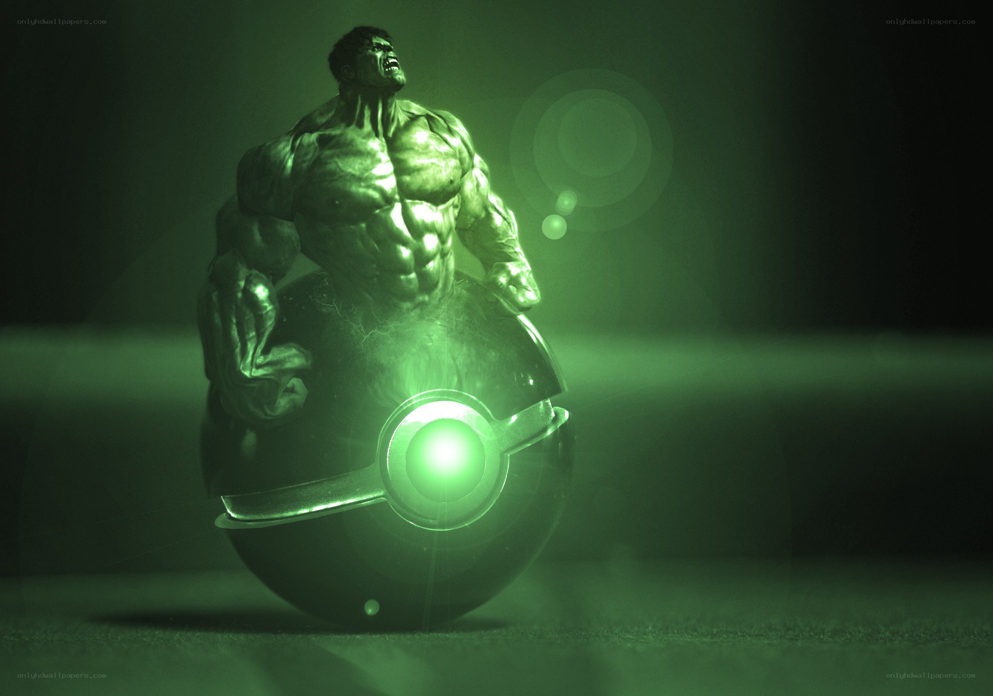 Hulk in a Poké Ball