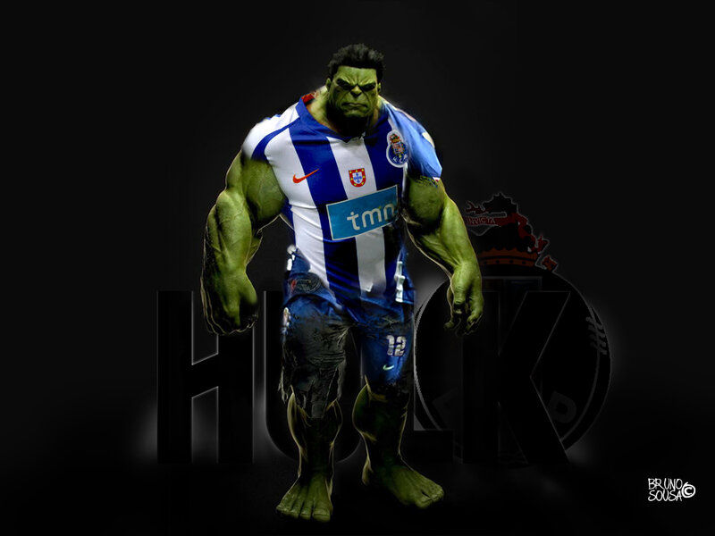 Hulk in football jersey